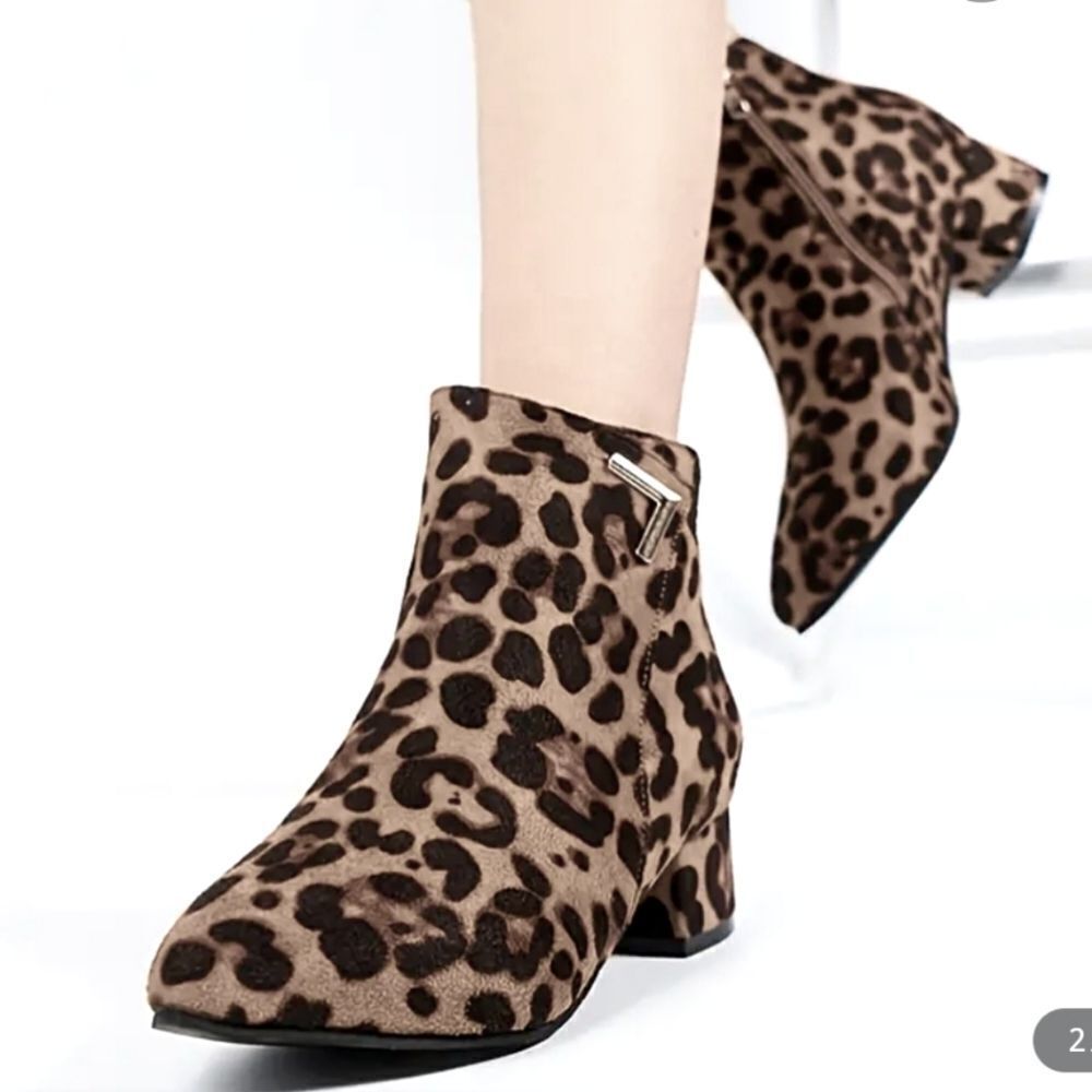 SAM&LIBBY LEOPARD PRINT SIDE ZIPPER CLOSURE WOMEN… - image 16